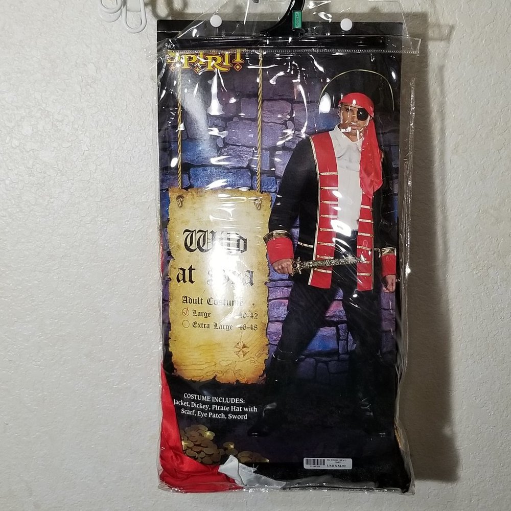 SPIRIT Wild At Sea Pirate Adult Costume